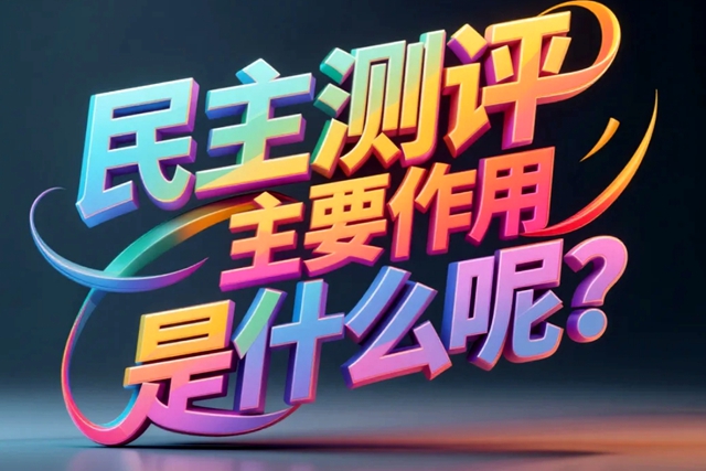 民主测评主要作用是什么呢？
